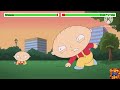 Stewie Vs Evil Stewie With Healthbars