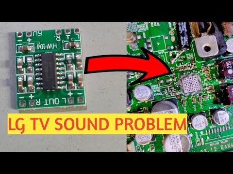 repair sound TV LG LCD MODEL 32L555FR/solution sound for LG TV LCD/LED