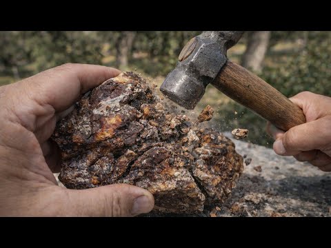 Ce quartz laid cache-t-il réellement de l'or ?