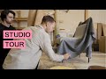 Caleb Engstrom shows us his process behind his Wet Wool furniture collection