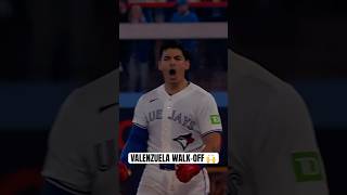 First career walk-off hit for Brandon Valenzuela! #MLB #Toronto #BlueJays