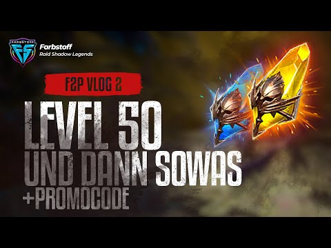 Raid: Shadow Legends - F2p Vlog 2 - Reached level 50 and then this happens - lucky break :)