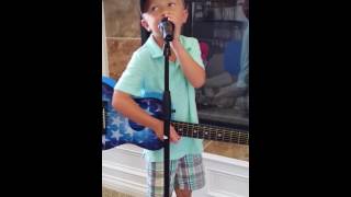 Luke Bryans &quot;Scarecrow &quot; performed by 5 year old Owen