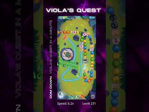 Dom Down Viola's Quest - Level 231 🟣🟠🔴 #shorts