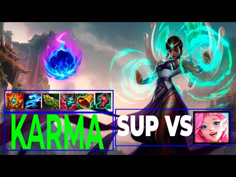 Karma Support vs Seraphine | Duelo de pokeo en Bot