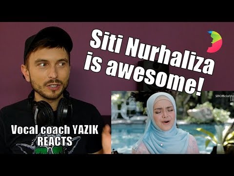Vocal Coach YAZIK reacts to SITI NURHALIZA COVER - CINTA LUAR BIASA  ANDMESH