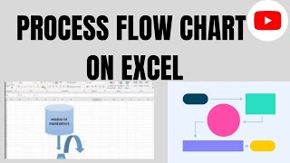 P-5 Process Flow Chart On Excel || Excel Pe Process Flow Chart Kaise Bnaye. #Processflow #flowchart