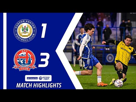Highlights | Curzon Ashton 1-3 AFC Fylde | Enterprise National League North