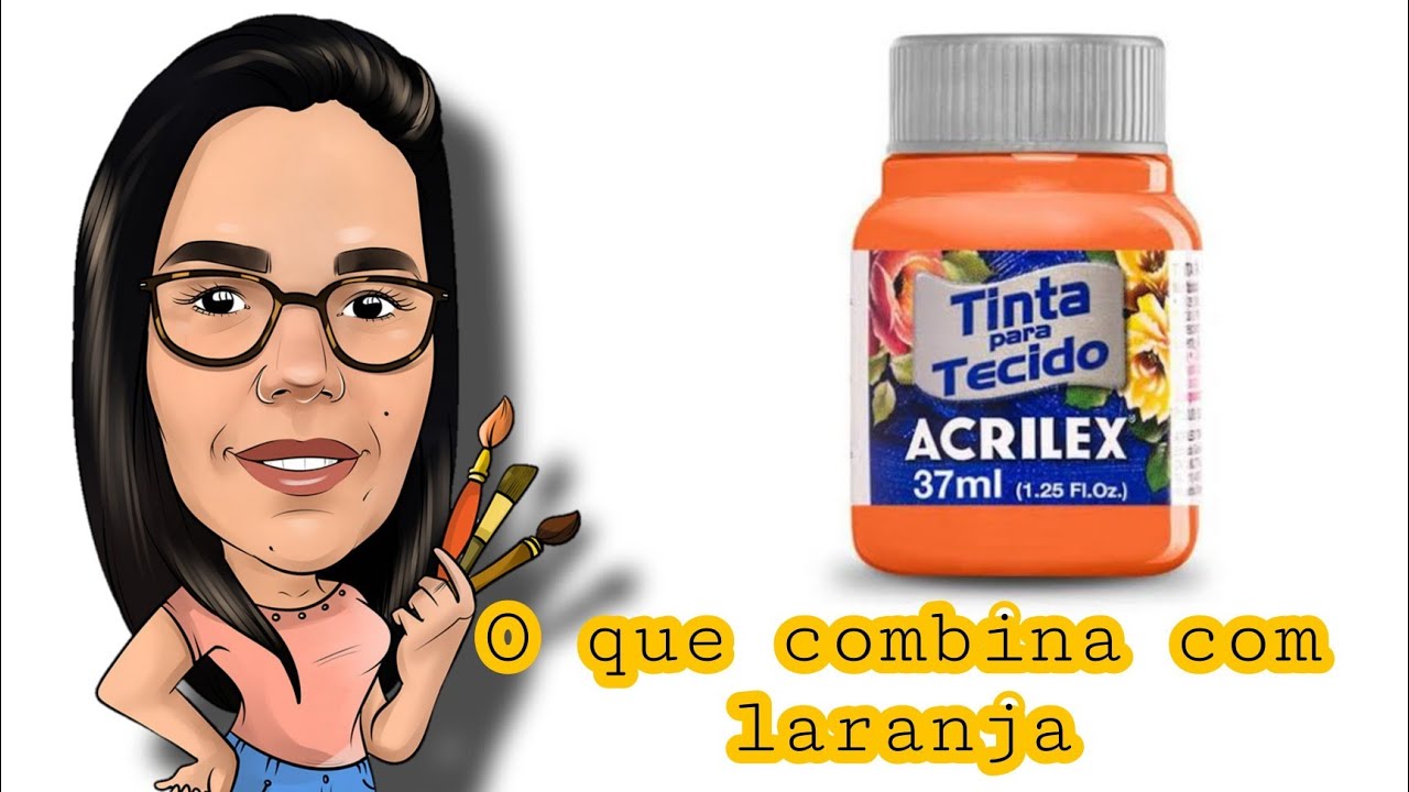Watch Now Sombra e luz para a cor laranja - tintas para tecido Acrilex Sombra e luz para a cor laranja - tintas para tecido Acrilex