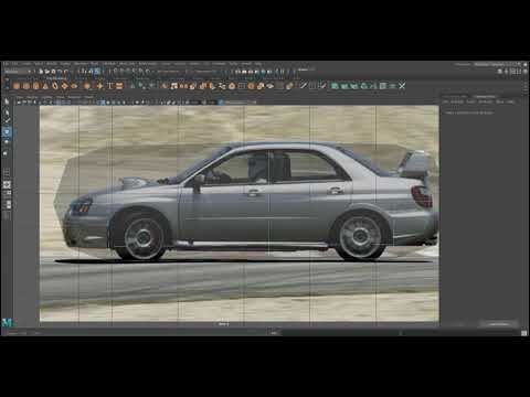 Beginner Tutorial 1 - Autodesk Maya 2018 - Modelling a Car (Subaru Impreza)