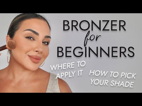 HOW TO USE BRONZER FOR BEGINNERS | NINA UBHI