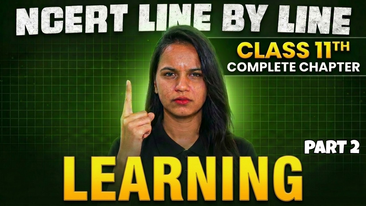 Learning One Shot Part 2 | Class 11 Psychology Chapter 5 Full Chapter Explanation | by Savvy Mam