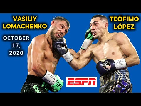 Vasiliy Lomachenko 🇺🇦 VS 🇺🇸 Teofimo Lopez | October 17, 2020 | ESPN | 1080P 60FPS | FULL FIGHT