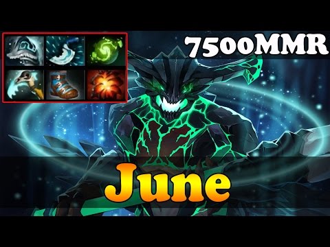 Dota 2 - june 7500 MMR Plays Outworld Devourer Vol 1 - Ranked Match Gameplay!