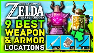 Zelda Tears Of The Kingdom 9 Weapon & Armors You NEED! Gloom Katana, Phantom Armor & More Locations!