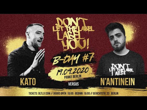Kato vs N'antinein // DLTLLY RapBattle (B.Day#7 // Berlin) // 2020