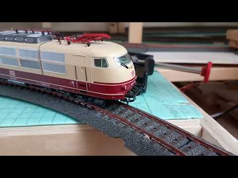 Roco E103 mit msd3 Langsamfahrt FS1