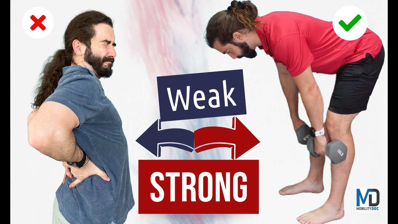 How To Strengthen Your Low Back To Eliminate Pain! (3 Must Do Exercises)