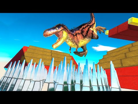 JumP OveR SpiKEs and BewARE of IndOTauRUS - Animal Revolt Battle Simulator