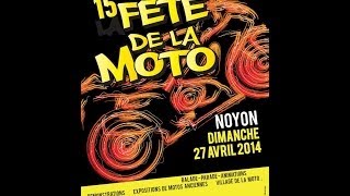 preview picture of video 'Fête de la moto 2014 Noyon , 15ème édition, ballade embarquée'