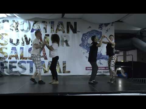 Festival salsa de Croatie 2015 - Workshop "LA show style partnerwork" - www.salsa-guide.fr