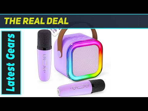 IROO Mini Karaoke Machine: The Ultimate Kids' Party Starter!