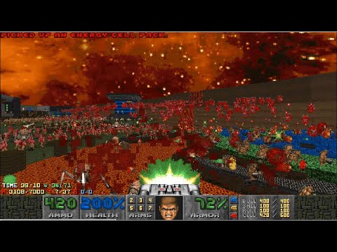 Doom 2 Death in Excess MAPS 01-10 UV-MAX [TAS] in 1:40:10