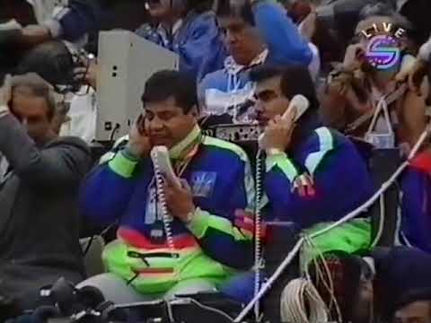 Copa América 1991: Uruguay 1-1 Bolivia (07/07/1991). Narración en inglés.