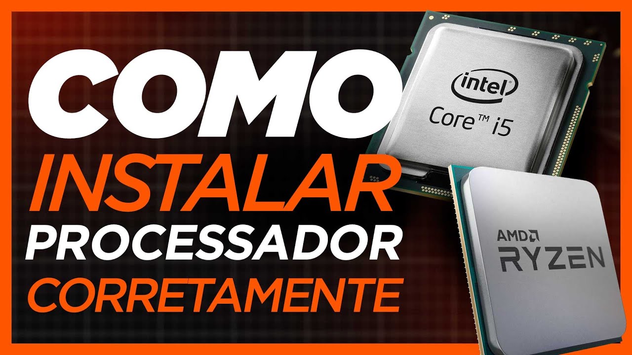 COMO INSTALAR o PROCESSADOR na placa-mãe!
