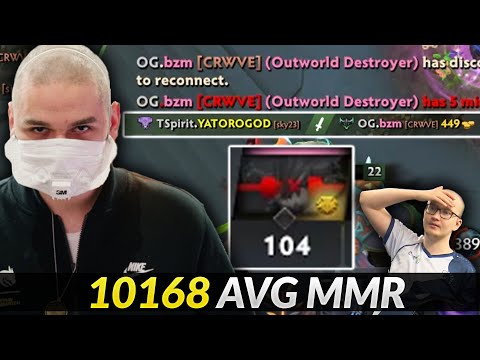 Yatoro makes BZM RAGE QUIT - Highest MMR Allstar game