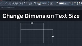 Fix Dimension Text Size FAST - AutoCAD