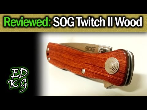 Reviewed: SOG Twitch II Rosewood (flawed EDC beauty)