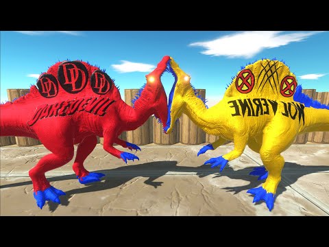 DAREDEVIL Spinosaurus death run | 🦖Animal Revolt Battle Simulator🦕