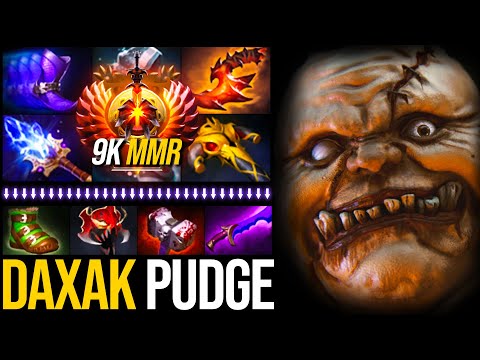 9K MMR Gameplay - Daxak Pudge | This is What A Real Carry Pudge Looks Like | Pudge Official