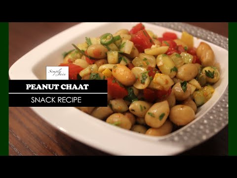 Peanut Chaat | How To Make Peanut Chaat | Snack Recipe | Simply Jain
