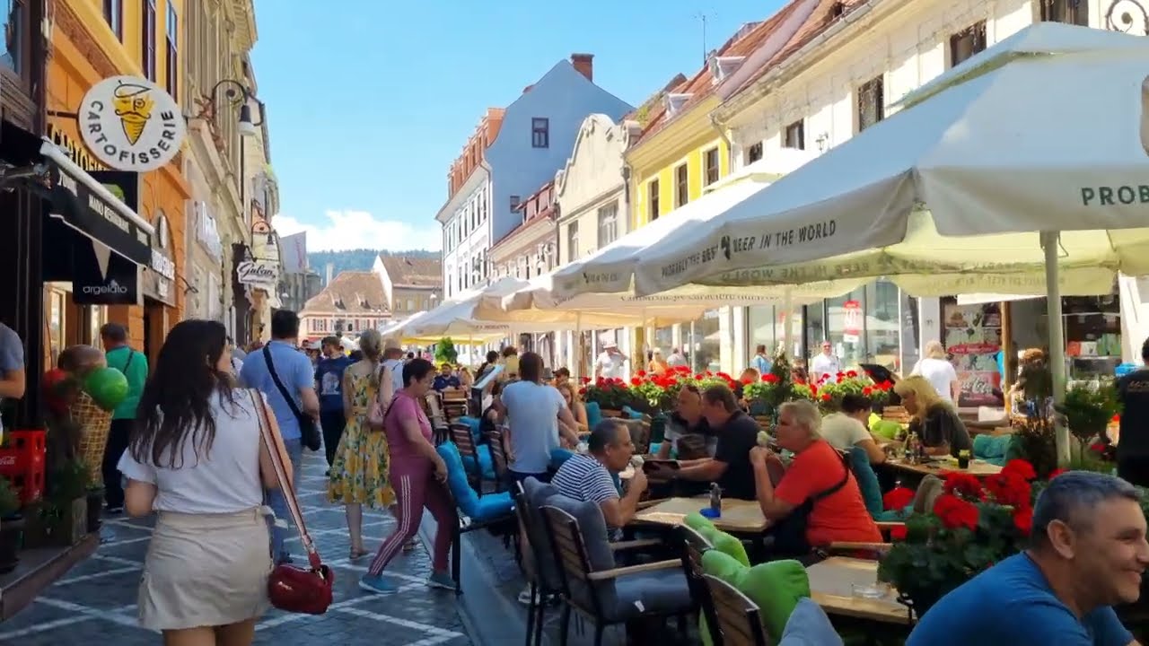 Brasov, Romania 🇹🇩 | Walking Tour 2024