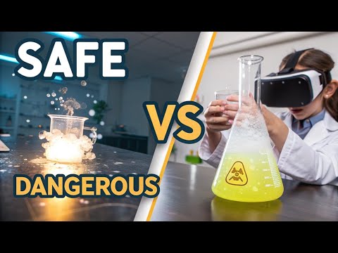 VR Chemistry Lab Training Simulator — Safe vs. Dangerous Reactions – video thumbnail