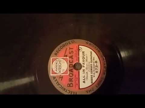 Bobbie comber comedian record I brought last week 