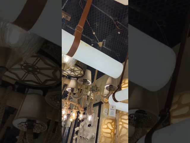 نجفة رخام اسطواني 120 سم