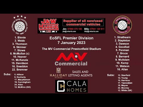 Linlithgow Rose v Oakley United – 7 January 2023