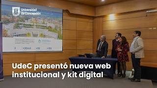 UdeC presentó nueva web institucional y kit digital