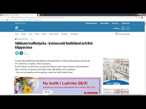 THIS, is why you DON'T drink and drive. (Swedish only).