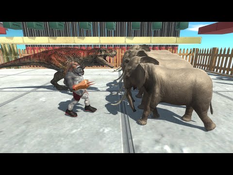 2TREX + WOLVERILLA with all other groups of the same value ANIMAL REVOLT BATTLE SIMULATOR ARBS