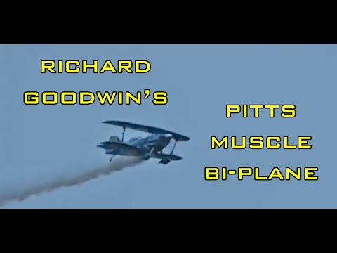 Richard Goodwin's Pitts Muscle BiPlane Amazes, Aerial Aerobatics at Weston Park Model Air Show 2022