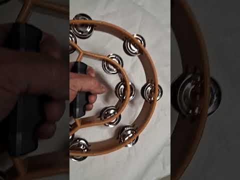 Unbranded Pro Quality 10 Double Row Jingles Tambourine 2026 - Wood Grain image 5
