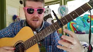 Los Unidades &amp; Pharrell Williams - E-Lo (feat. Jozzy) // easy guitar tutorial for beginner