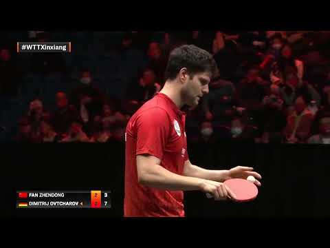 Dimitrij Ovtcharov vs Fan Zhendong  WTT Cup Finals Xinxiang 2022  QF 5 Set