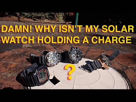 Why Isn't My Solar Watch Holding a Charge?