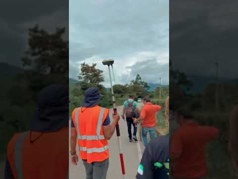 Replanteo de proyecto de parcelación - Enciso Santander. #gnss #topografia #topografía