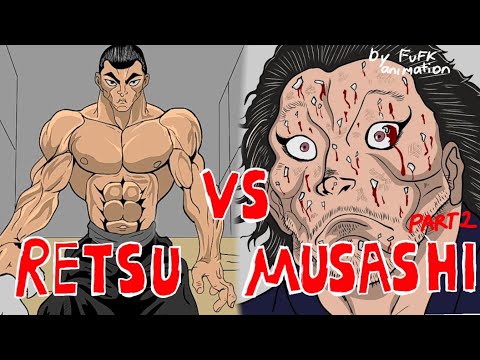 Mysashi Miyamoto vs Retsy Kaioh Part2 Мусаши против Рецу